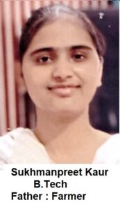 Sukhmanpreet Kaur, B.Tech, Farmer