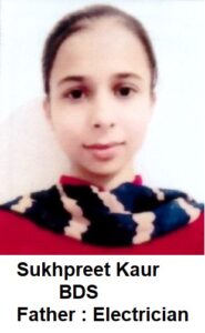 Sukhpreet Kaur BDS Electrician